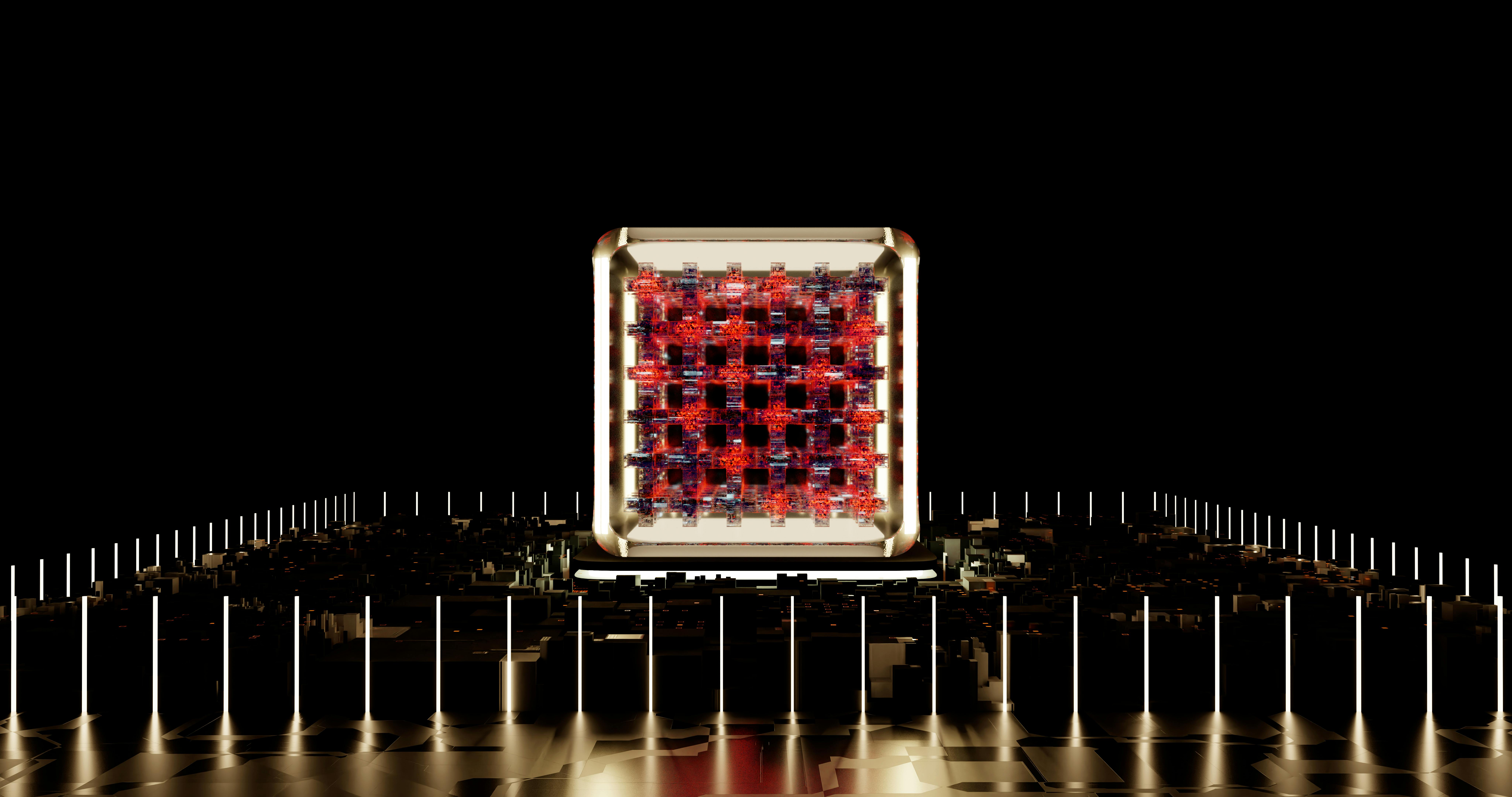Quantum error correction circuit diagram and hardware components